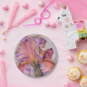 MEHRFARBIGE ROSA IRIS-PAPIERplatte Pappteller (Party)