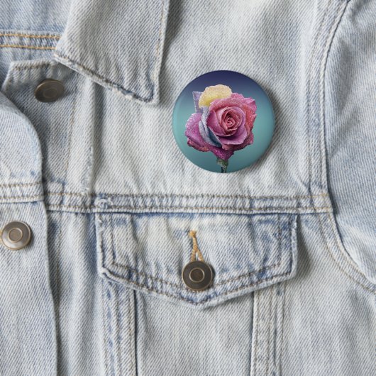 mehrfarbige Rose Button (Beispiel)