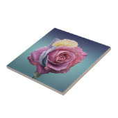 mehrfarbige Rose Fliese (Seite)