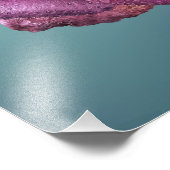 Mehrfarbige Rose Fotodruck (Ecke)