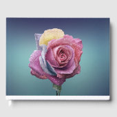 mehrfarbige Rose Gästebuch (Vorderseite)