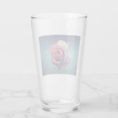 mehrfarbige Rose Glas (Rückseite)