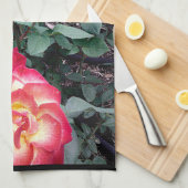 MEHRFARBIGE ROSE Handtuch (Viertel Falte)