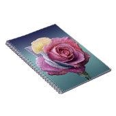 mehrfarbige Rose Notizblock (Rechte Seite)