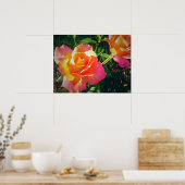 MEHRFARBIGE ROSE POSTER (Küche)