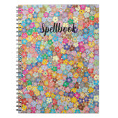 Mehrfarbige Sakura-Blüte Notizblock (Vorderseite)