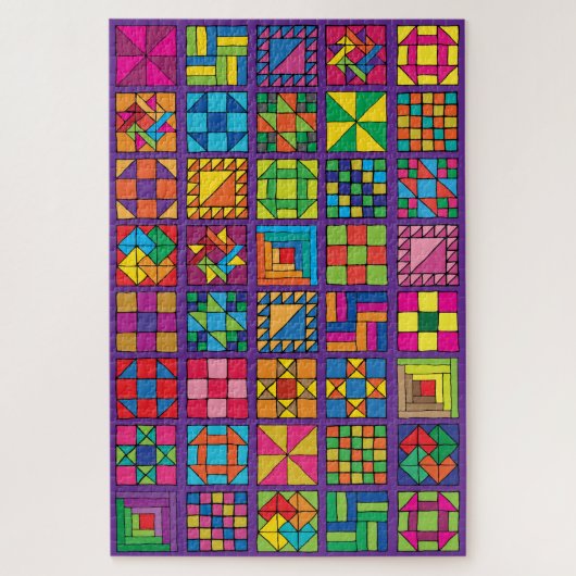 Mehrfarbige Sampler mit einem Durchmesser von 20 Z Puzzle (Vertikal)