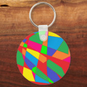 Mehrfarbige Schlüsselkette für einen Freund Schlüsselanhänger (Vorderseite)