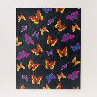 Mehrfarbige Schmetterlinge Puzzle