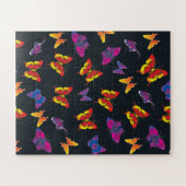 Mehrfarbige Schmetterlinge Puzzle (Horizontal)