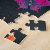 Mehrfarbige Schmetterlinge Puzzle (Seite)