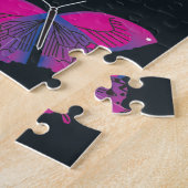 Mehrfarbige Schmetterlinge Puzzle (Seite)