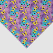 mehrfarbige Schmetterlinge Seidenpapier (Ausschnitt)