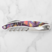 mehrfarbige Schnittlinien Kellnermesser (Rückseite)