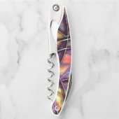 mehrfarbige Schnittlinien Kellnermesser (Vorderseite)