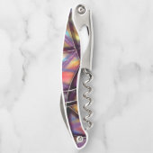 mehrfarbige Schnittlinien Kellnermesser (Rückseite)