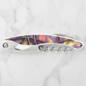 mehrfarbige Schnittlinien Kellnermesser (Vorderseite)