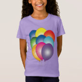 mehrfarbige Schwimmballoons Graphic Tee Shirts (Vorderseite)