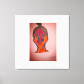 mehrfarbige Science Fiction Leinwanddruck (Vorderseite)