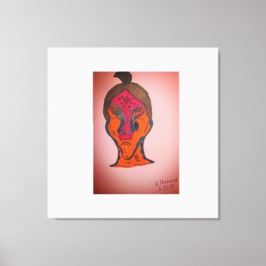 mehrfarbige Science Fiction Leinwanddruck (Vorderseite)