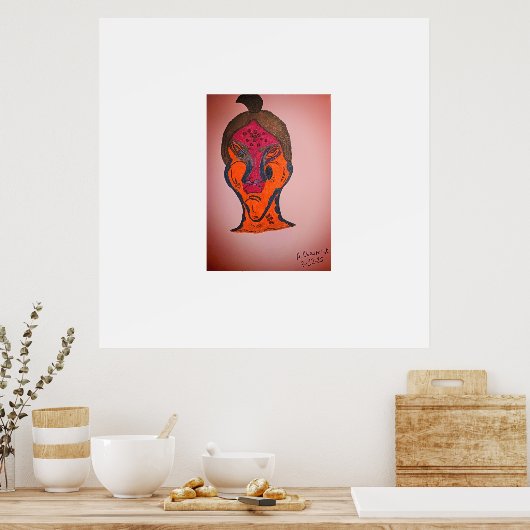 mehrfarbige Science Fiction Poster (Küche)