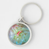 Mehrfarbige Seeanemone Schlüsselanhänger (Vorne)