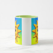 Mehrfarbige Sonne Tasse (Zentrum)