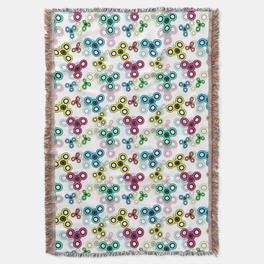 mehrfarbige Spinner Decke (Vorderseite Vertikal)