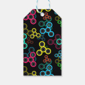 mehrfarbige Spinner Geschenkanhänger (Rückseite)