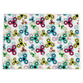 mehrfarbige Spinner Große Geschenktüte (Vorderseite)