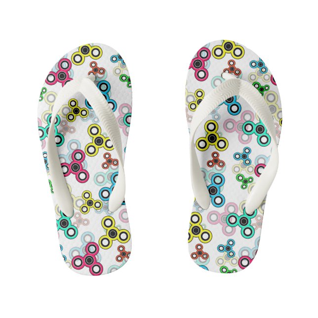 mehrfarbige Spinner Kinderbadesandalen (Fußbett)