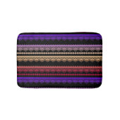 mehrfarbige Spitze schwarz Badematte (Vorderseite)