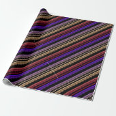 mehrfarbige Spitze schwarz Geschenkpapier (Ungerollt)