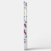 Mehrfarbige Sprinklen Case-Mate iPhone Hülle (Rückseite / Links)