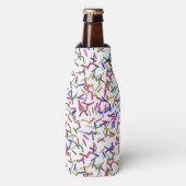 Mehrfarbige Sprinklen Flaschenkühler (Flaschenvorderseite)
