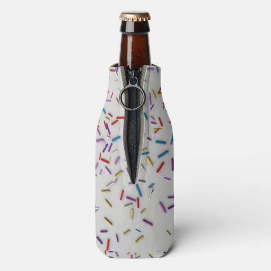 Mehrfarbige Sprinklen Mattiert Flaschenkühler (Flasche Rückseite)