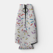 Mehrfarbige Sprinklen Mattiert Flaschenkühler (Rückseite)