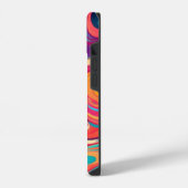Mehrfarbige Spritzfarbe iPhone Hülle (Linke Seite)