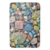 mehrfarbige Steine Badematte (Vorderseite Vertikal)
