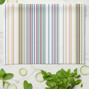 mehrfarbige Streifen Geschirrtuch