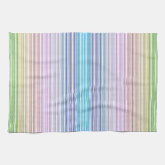 mehrfarbige Streifen Geschirrtuch (Horizontal)
