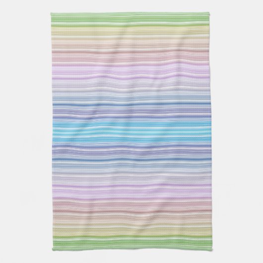 mehrfarbige Streifen Geschirrtuch (Vertikal)