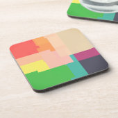 mehrfarbige Streifen Getränkeuntersetzer (Linke Seite)