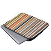 mehrfarbige Streifen Laptopschutzhülle (Vorne Knopf)