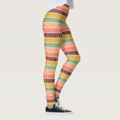 mehrfarbige Streifen Leggings (Rechts)