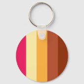Mehrfarbige Streifen Schlüsselanhänger (Vorderseite)