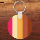 Mehrfarbige Streifen Schlüsselanhänger (Vorderseite)