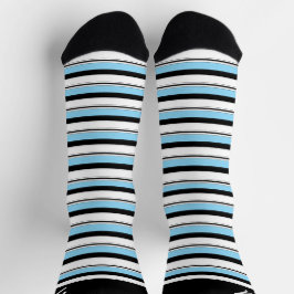 Mehrfarbige Streifen Socken