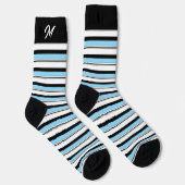 Mehrfarbige Streifen Socken (Rechts)