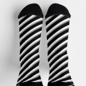 Mehrfarbige Streifen Socken (Oben)